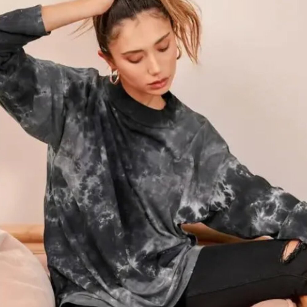 We The Free Tie-Dye Long Sleeve Shirt Medium